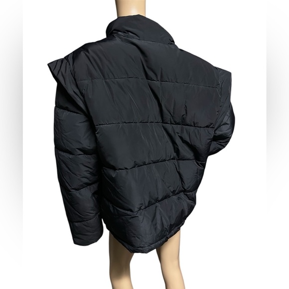 WeWoreWhat Snap Off Puffer Jacket/Vest Gorpcore Preppy Outdoor Cabin Women L EUC - Picture 4 of 15